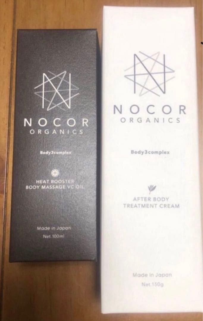 セットx3[NOCOR]ボディオイル& アフターボディトリートメントクリーム