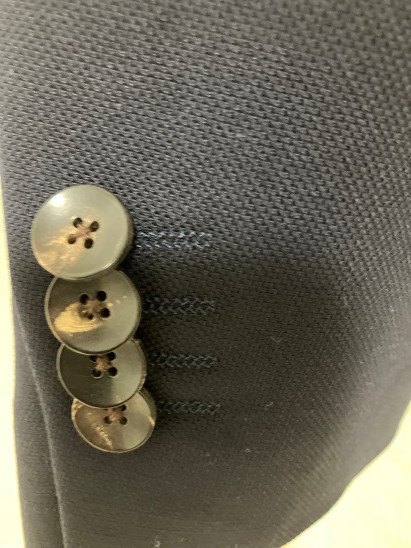 新品LARDINI ネイビー テーラードジャケット46ラルディーニ