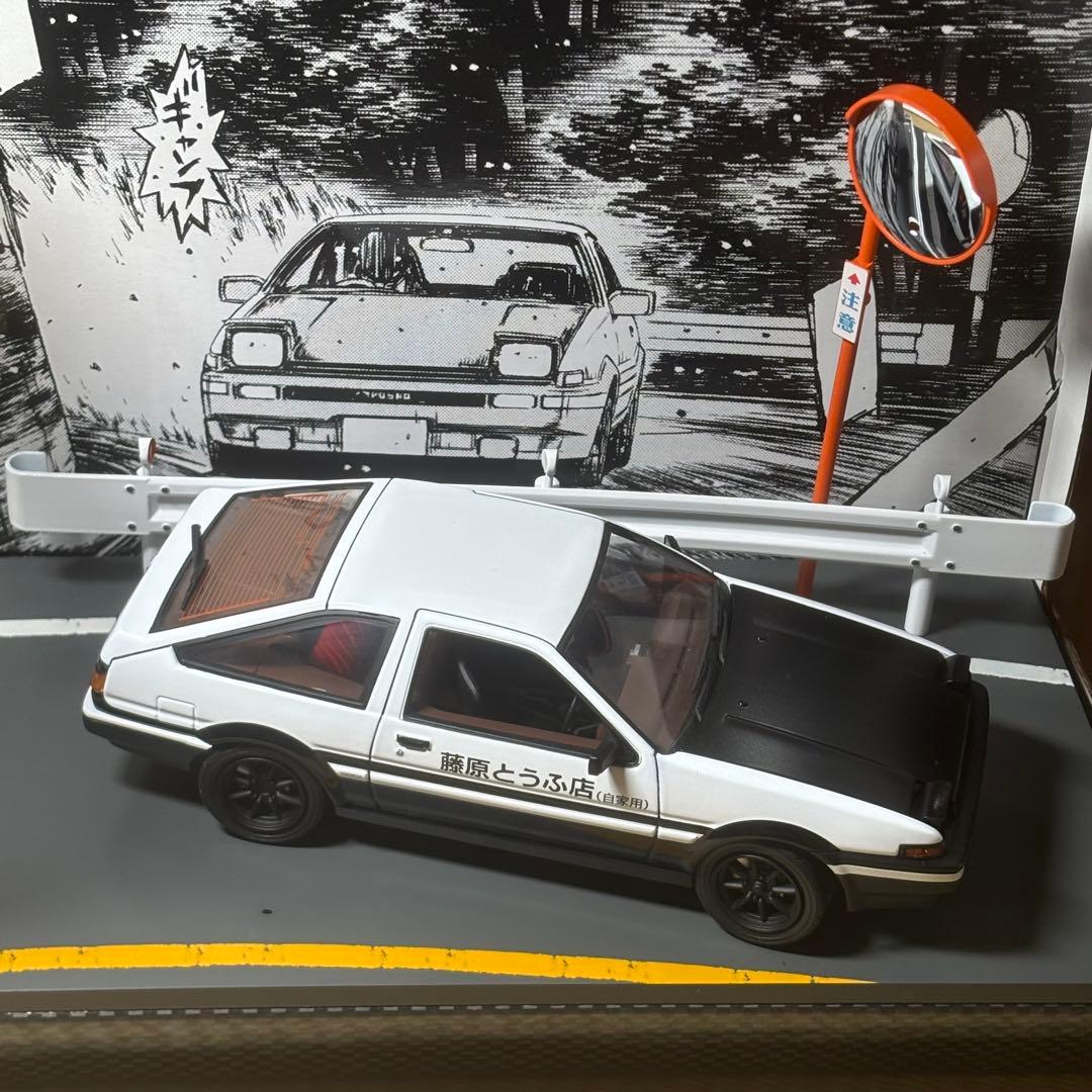 アオシマ DISM AE86 トレノ ダイキャスト 頭文字D イニシャルD