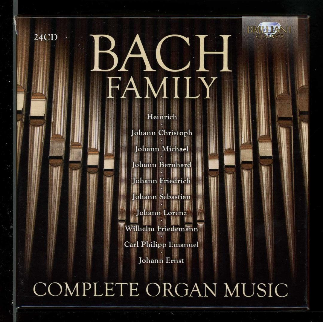 バッハ一族のオルガン曲集 ステファノ・モラルディ 24枚組