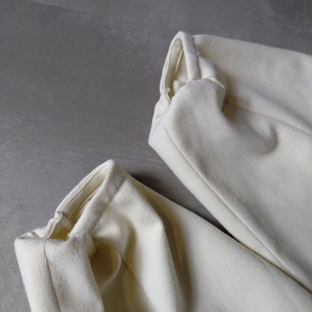 VERMEIL par iena　ツイルウエストシェイプ パフスリーブワンピース