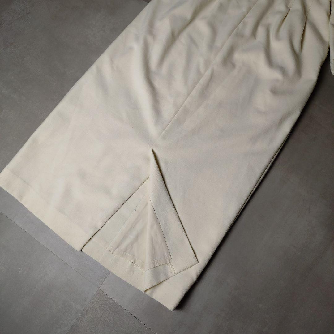 VERMEIL par iena　ツイルウエストシェイプ パフスリーブワンピース