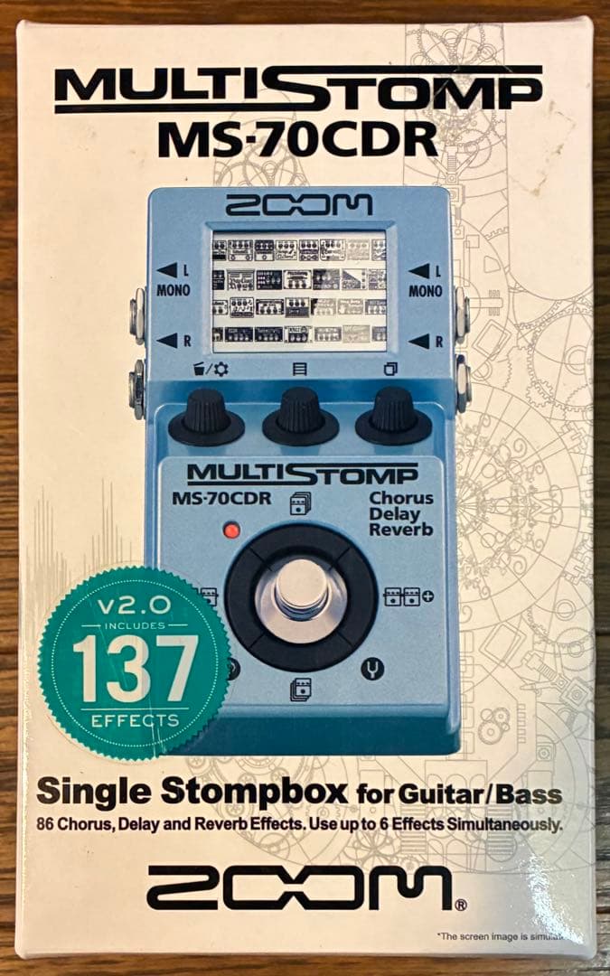 【未使用品】【ギターエフェクター】ZOOM MS-70CDR