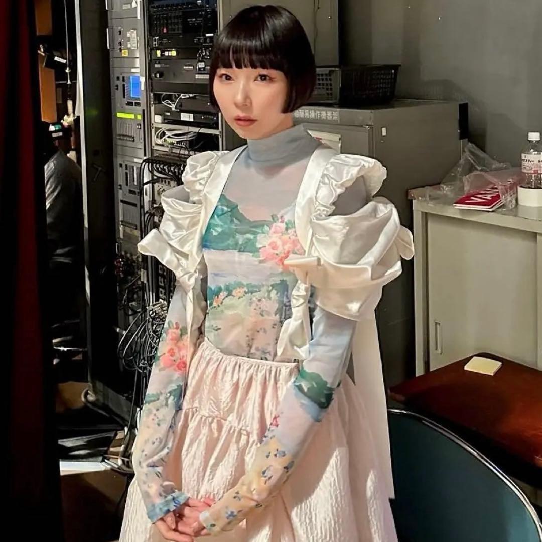 POPPYあさぎーにょ　シースルートップス　花柄 [新品タグ付き]