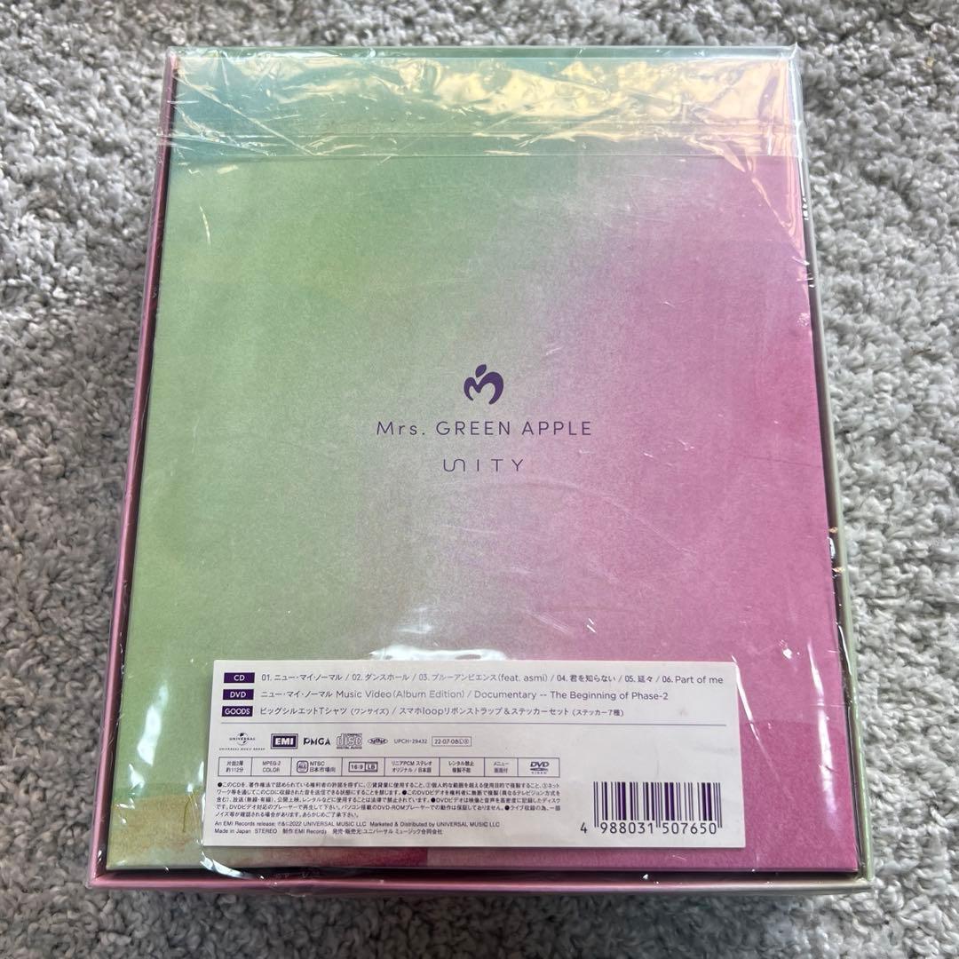 Mrs.GREEN APPLE 『Unity』初回限定盤CD＋DVD＋GOODS