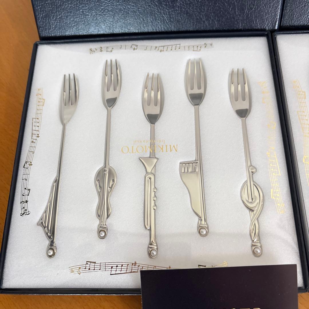 新品MIKIMOTO 音楽モチーフ カトラリーセット 13点