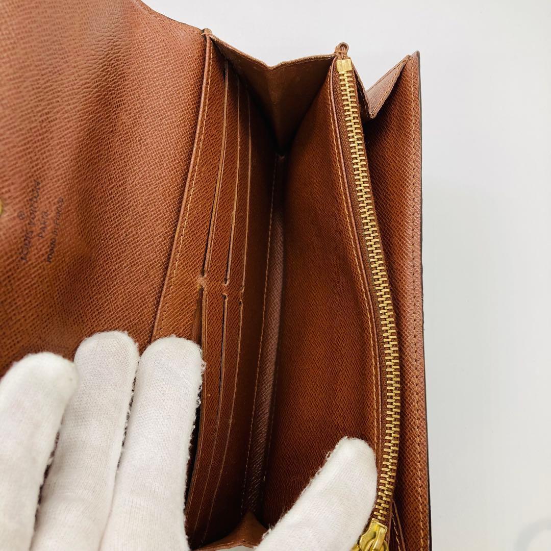 ルイヴィトン LOUIS VUITTON モノグラム 長財布 サラ A848