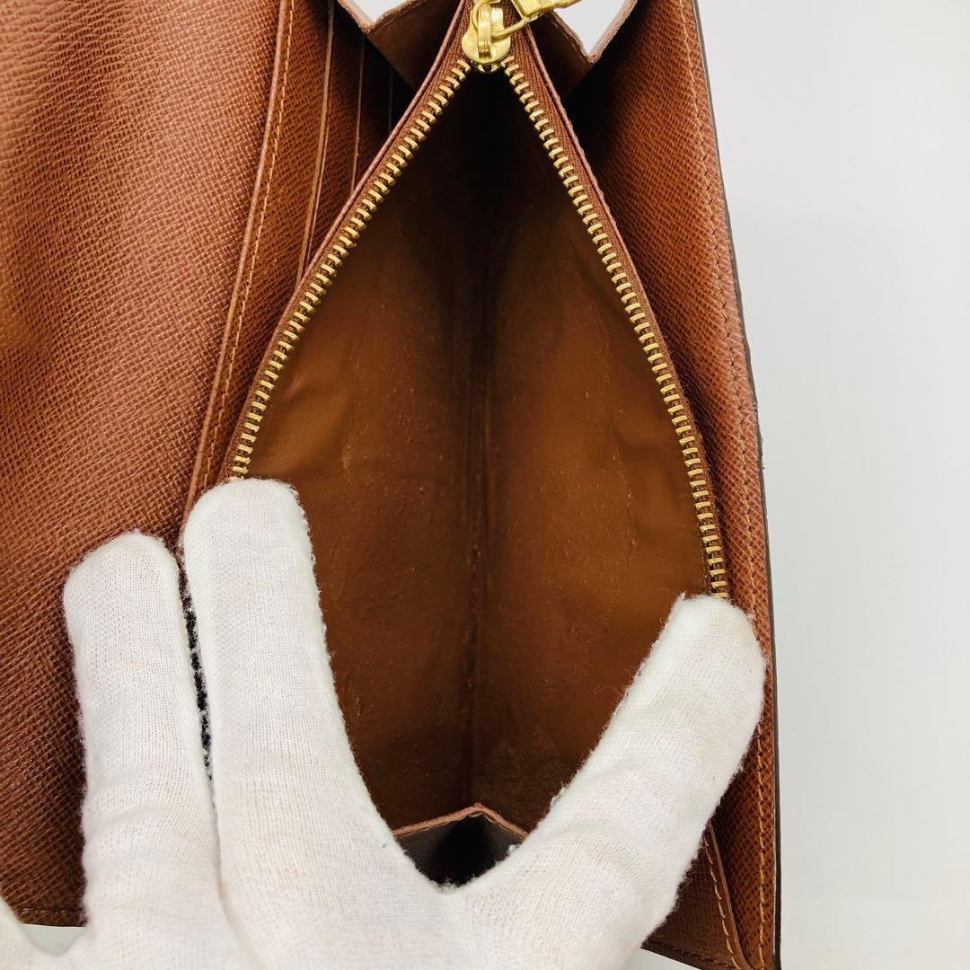 ルイヴィトン LOUIS VUITTON モノグラム 長財布 サラ A848