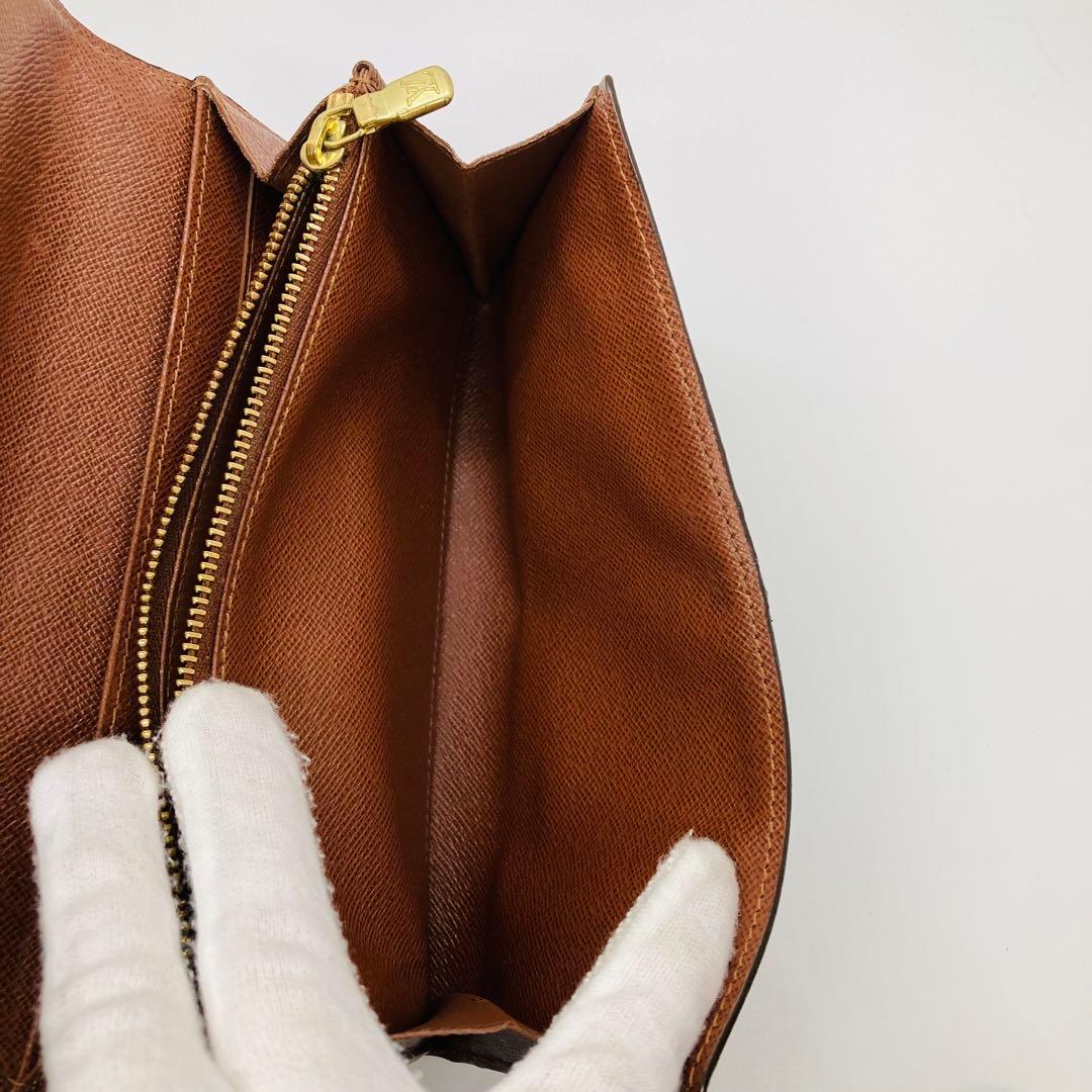 ルイヴィトン LOUIS VUITTON モノグラム 長財布 サラ A848