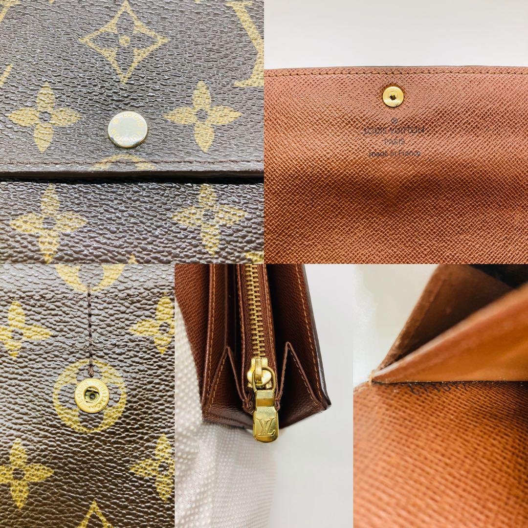 ルイヴィトン LOUIS VUITTON モノグラム 長財布 サラ A848
