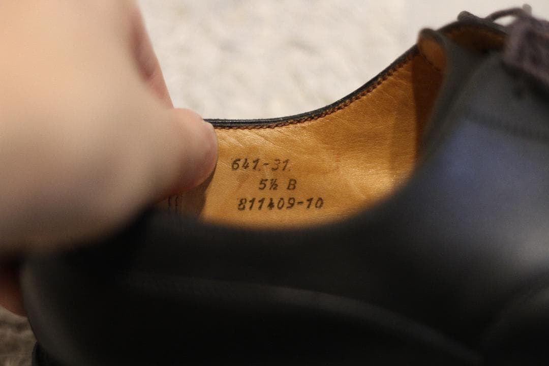 【美品】J.M.Weston 641 ゴルフ ロシアンカーフ 5.5B