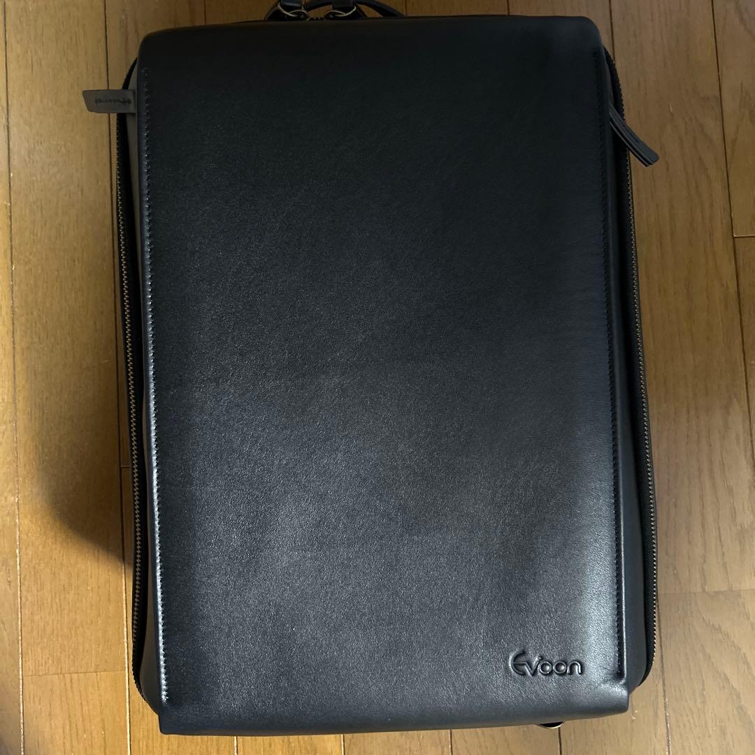Evoon 本革マルチビジネスリュック　バックパック