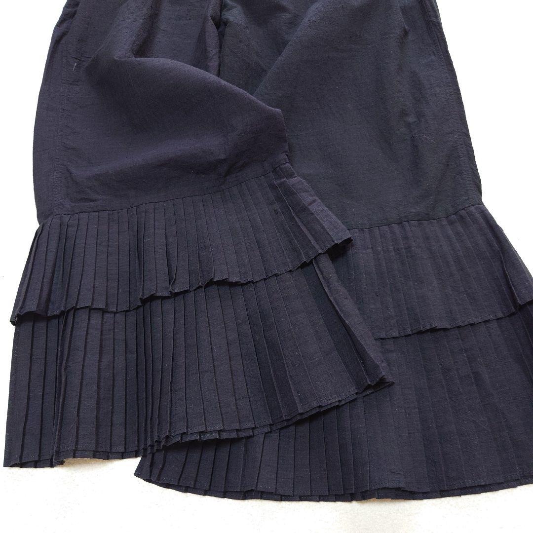 試着のみ 45R インドカディのプリーツフリルラッパーパンツ 45rpm