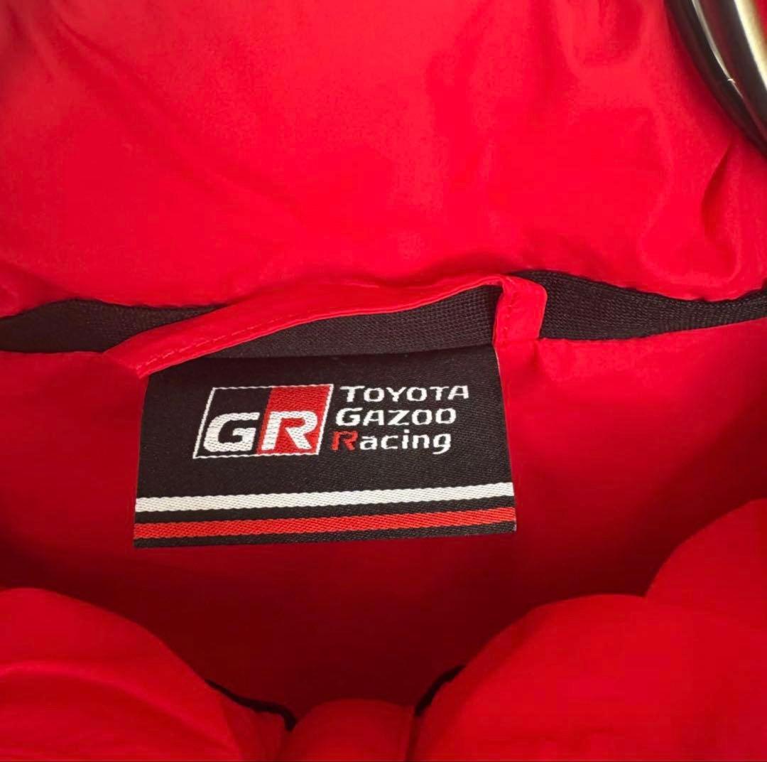 TOYOTA GAZOO Racing GR ダウンベスト レッド 日本サイズＬ