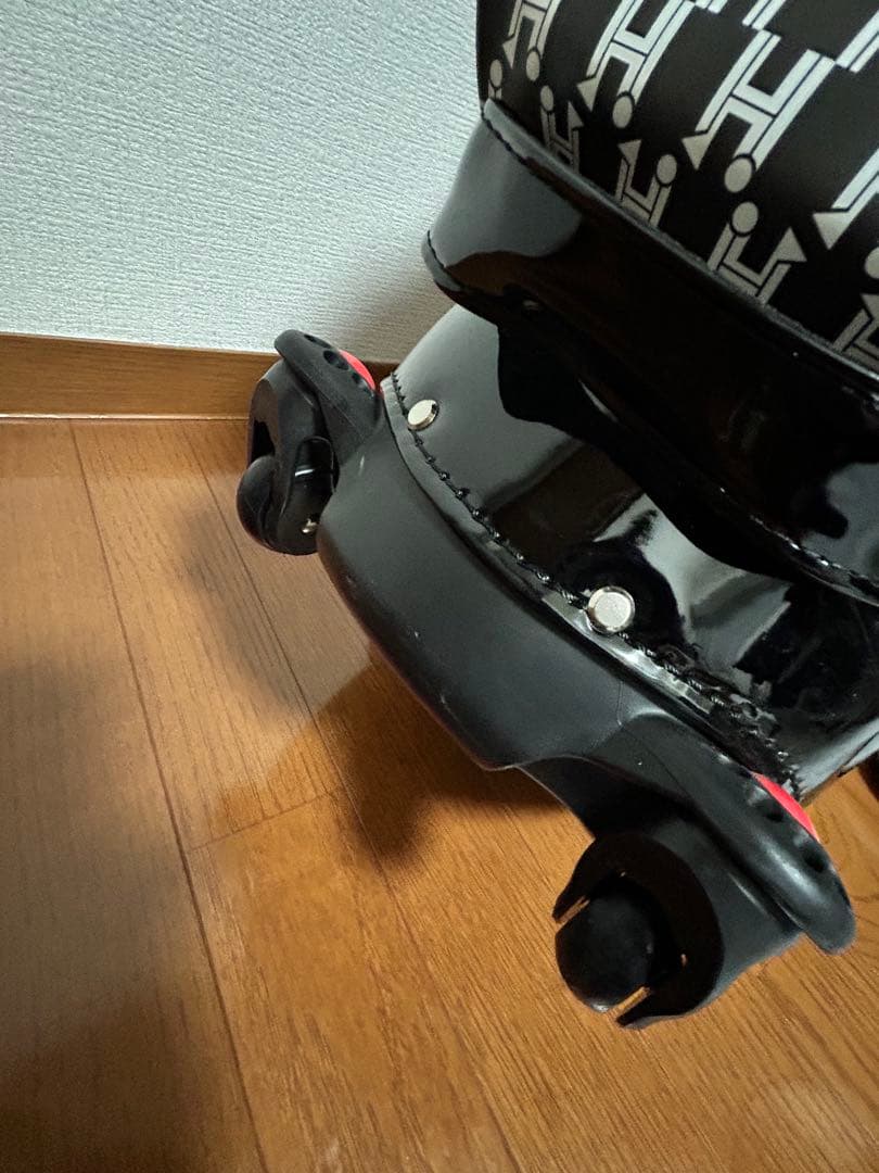 HONMA キャディバッグ キャスター付 黒×白 男女兼用