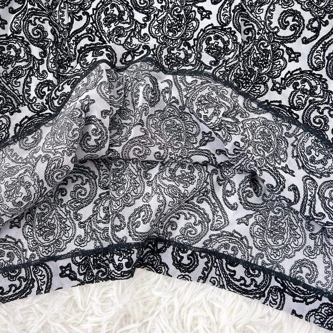 新品 BALMAIN×Leilian ペイズリー柄 長袖 カットソー 13号