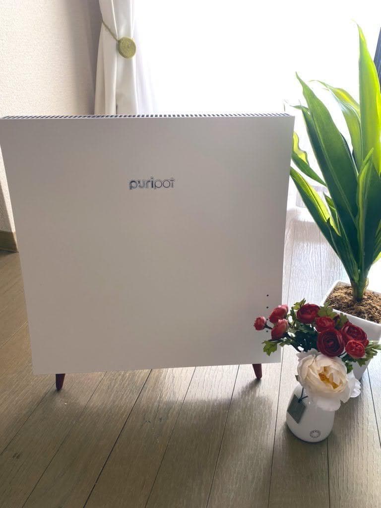 Puripot F1+  大パワー空気清浄機 ( 除菌脱臭機)～壁掛け可能