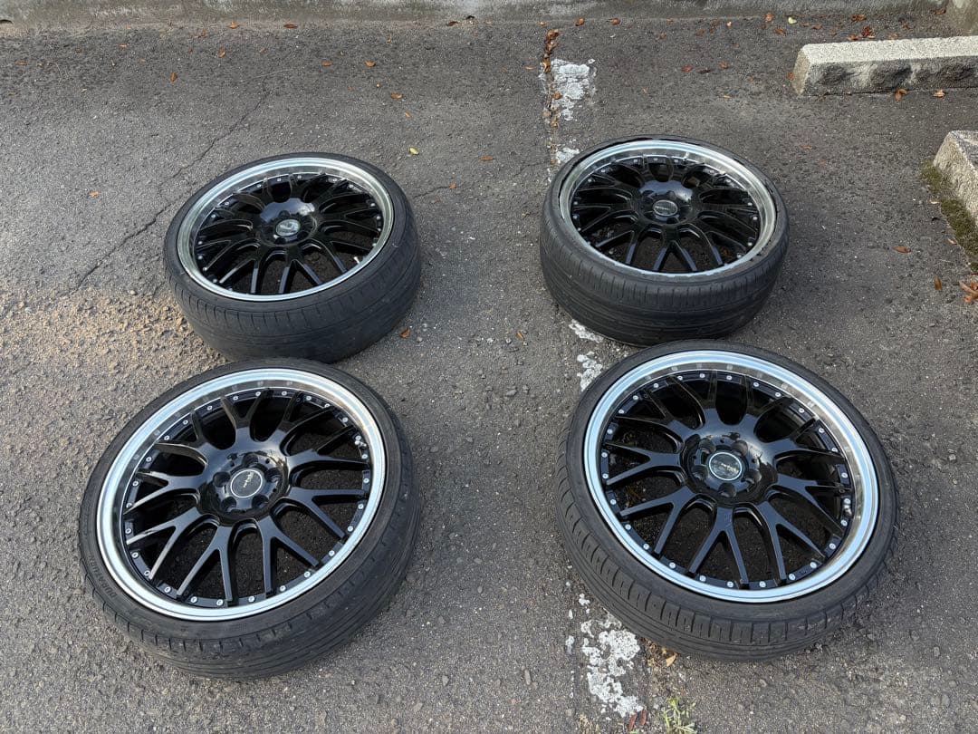 【最終値下げ】30プリウス 19インチ　アネーロコラソン