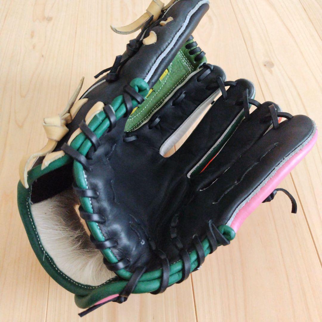 硬式・軟式兼用　野球グローブ(ナイジェリア産)