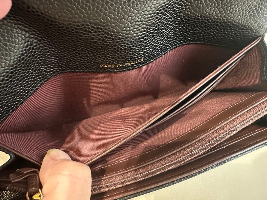 CHANEL マトラッセ ラムスキン 長財布