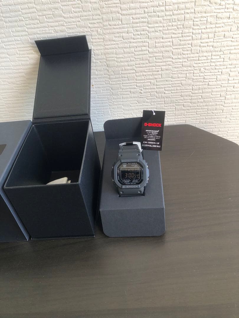 電波ソーラーバイオマスプラスチック採用 GW-5000HS-1JFメンズブラック