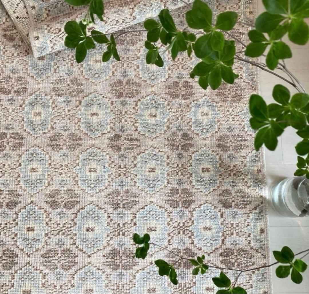 ロング/モロッカンタイル　トルコヴィンテージラグ