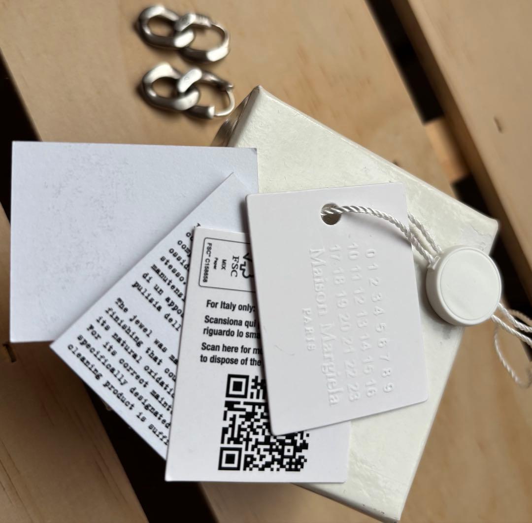 Maison Margiela マイヨンピアス ダブルカーブリンク 両耳用