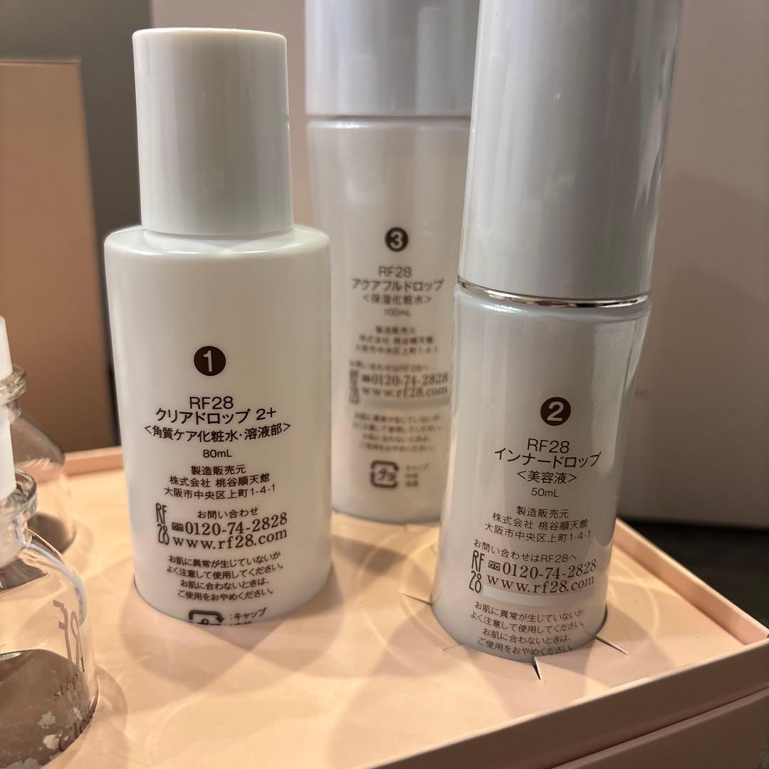 桃谷順天館　RF28 三つの雫　美肌プログラム　角質ケア　化粧水