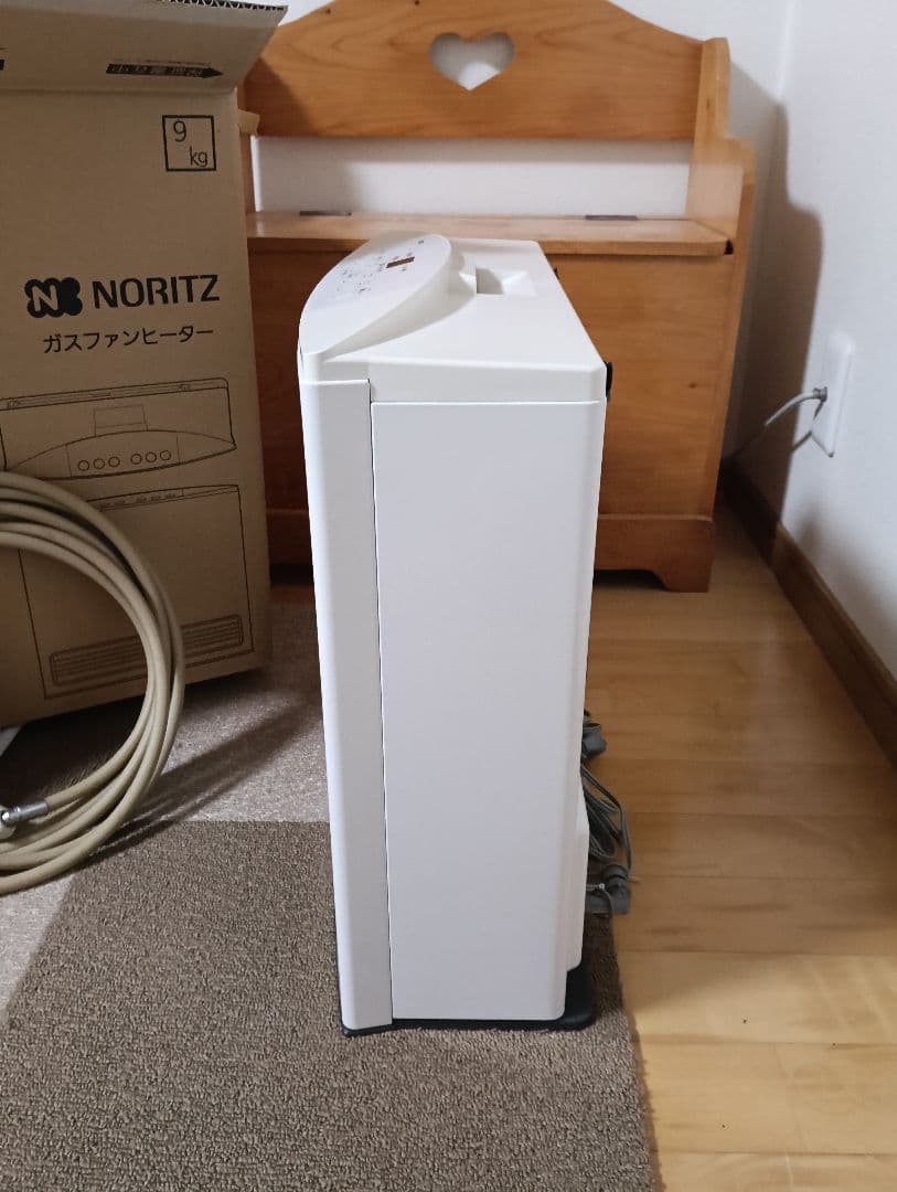 NORITZ GFH-4004S ガスファンヒーター 美品 ガスコード付き