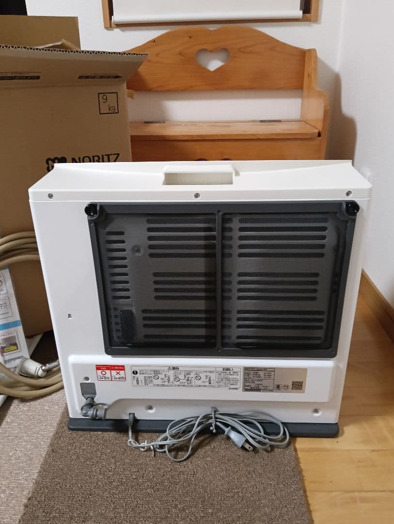 NORITZ GFH-4004S ガスファンヒーター 美品 ガスコード付き