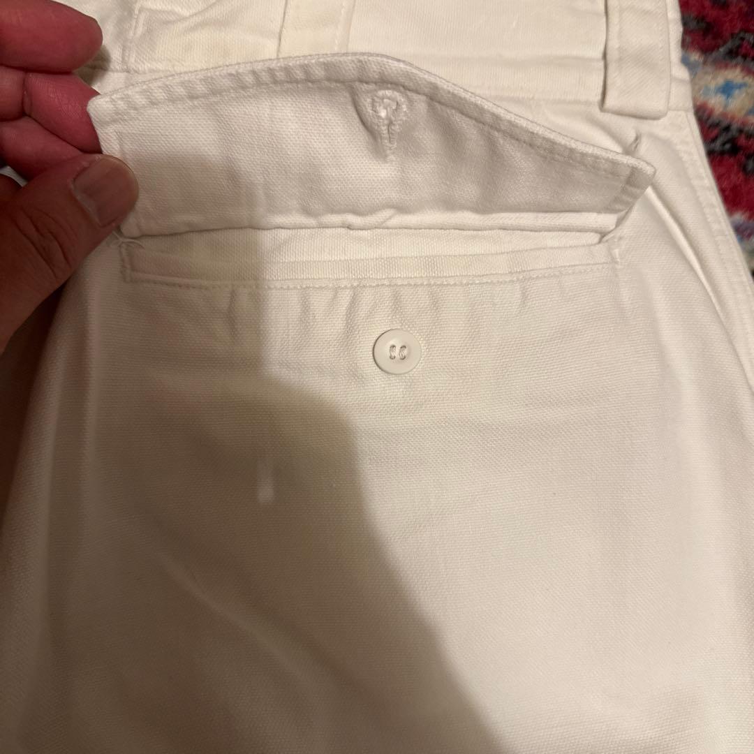 40's〜50's us navy ホワイト　セーラーパンツ　ワーク