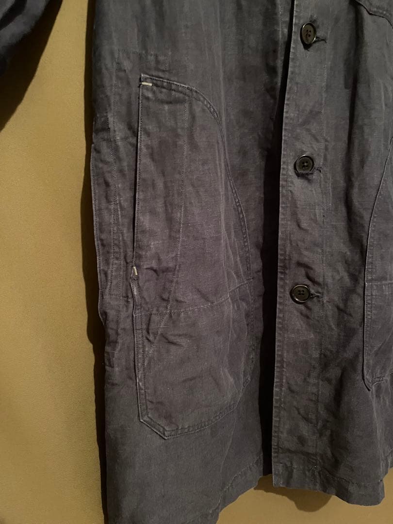 リネン100% phigvel ショップコート