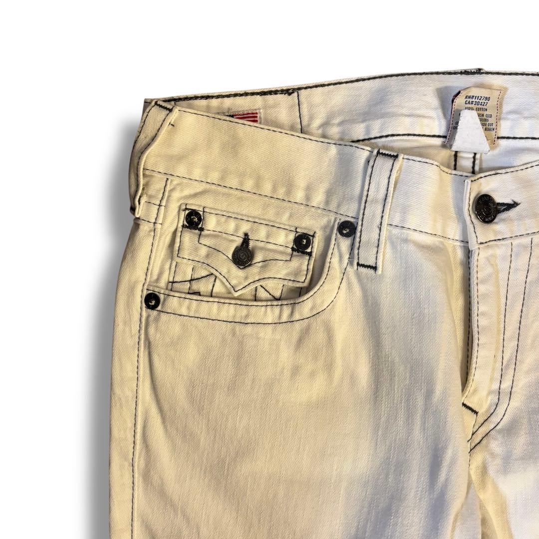 TRUE RELIGEION トゥルーレリジョン フレア BILLY ホワイト