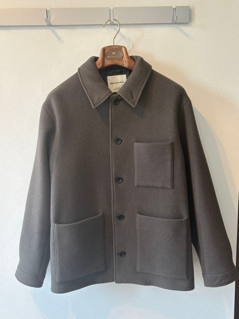 GLR SENTDALE WOOL カバーオール オリーブ色グリーンレーベル