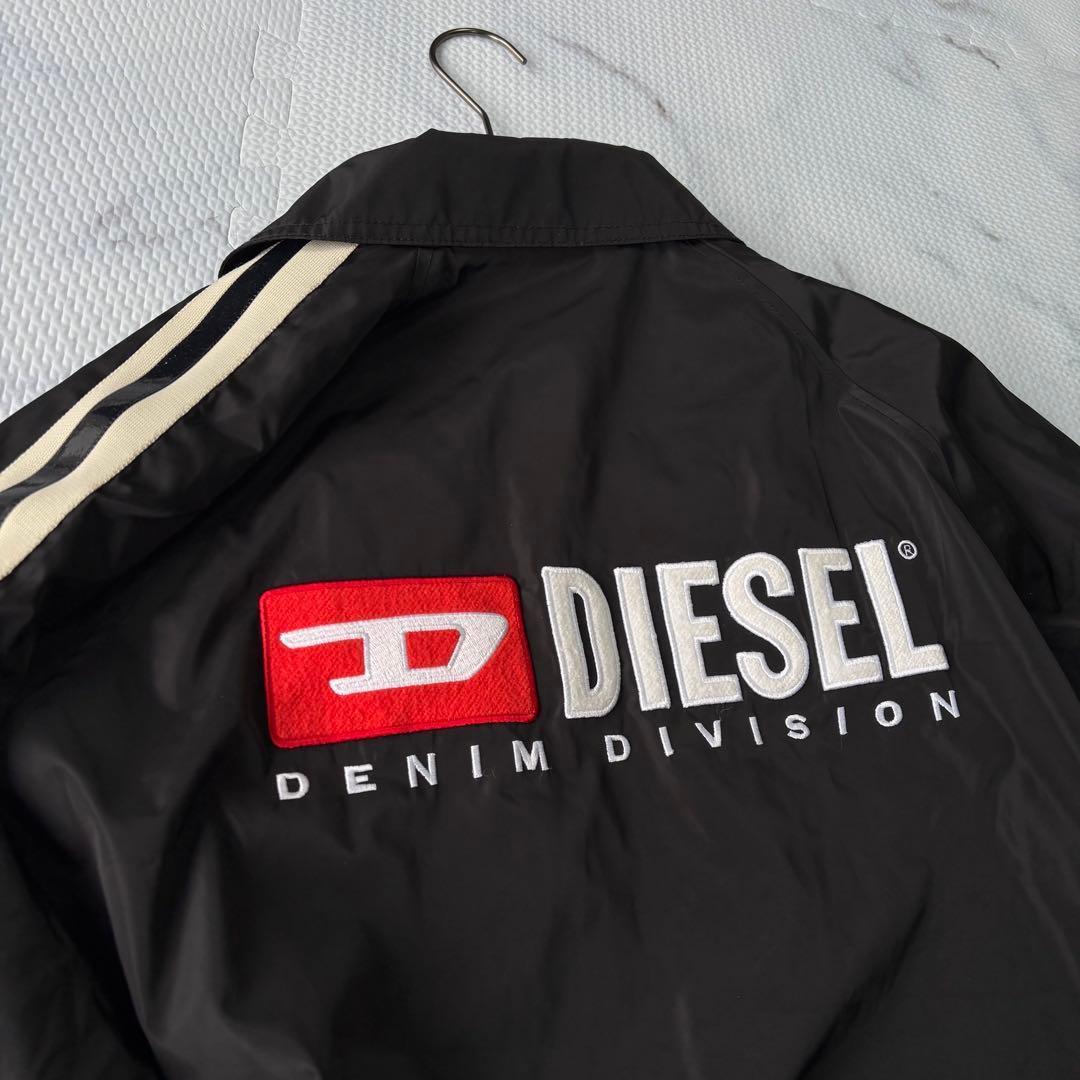 ✨美品✨ DIESEL ディーゼル　黒ナイロンジャケット　DロゴXL