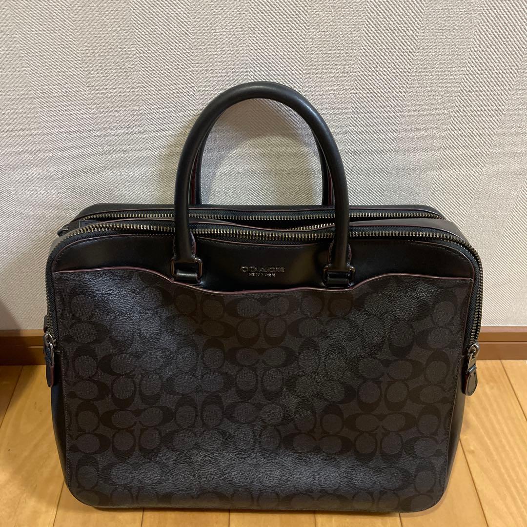 最終お値下げ‼️Coach ビジネスバッグ ブラック