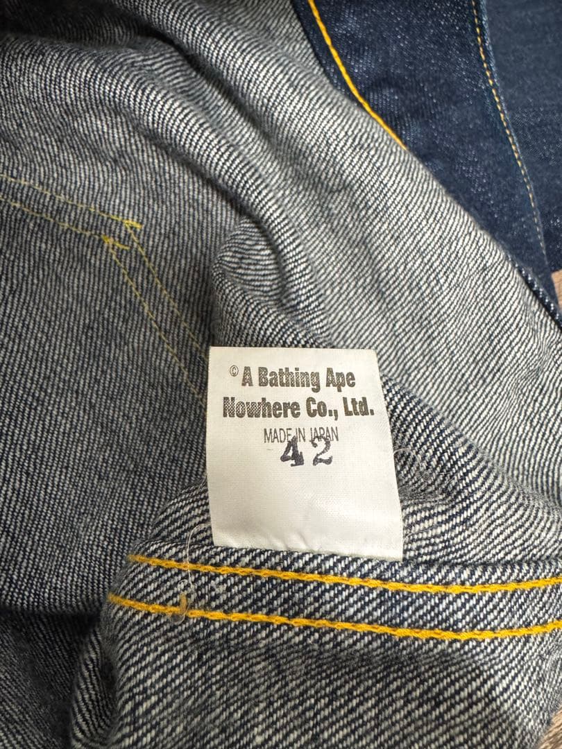 初期　90s〜00s Ape 2ndタイプ　Gジャン　デニムトラッカージャケット
