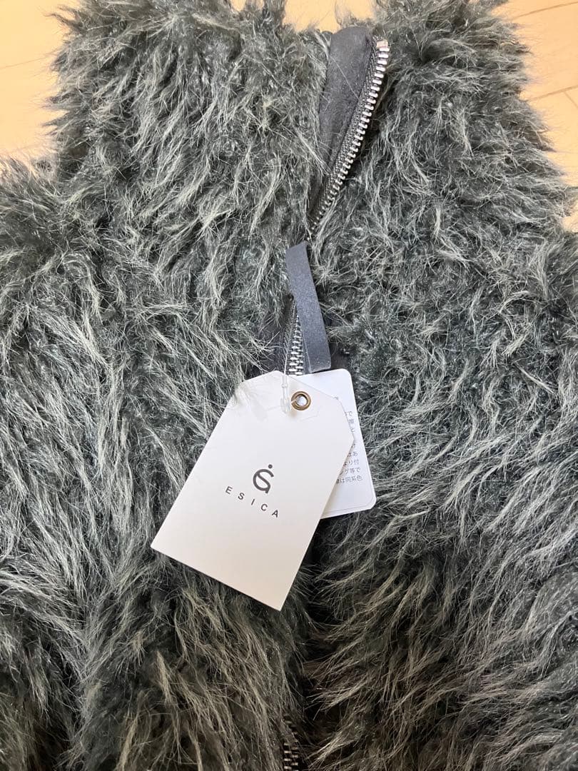 ECICA ミックスシープファースタンドブルゾン