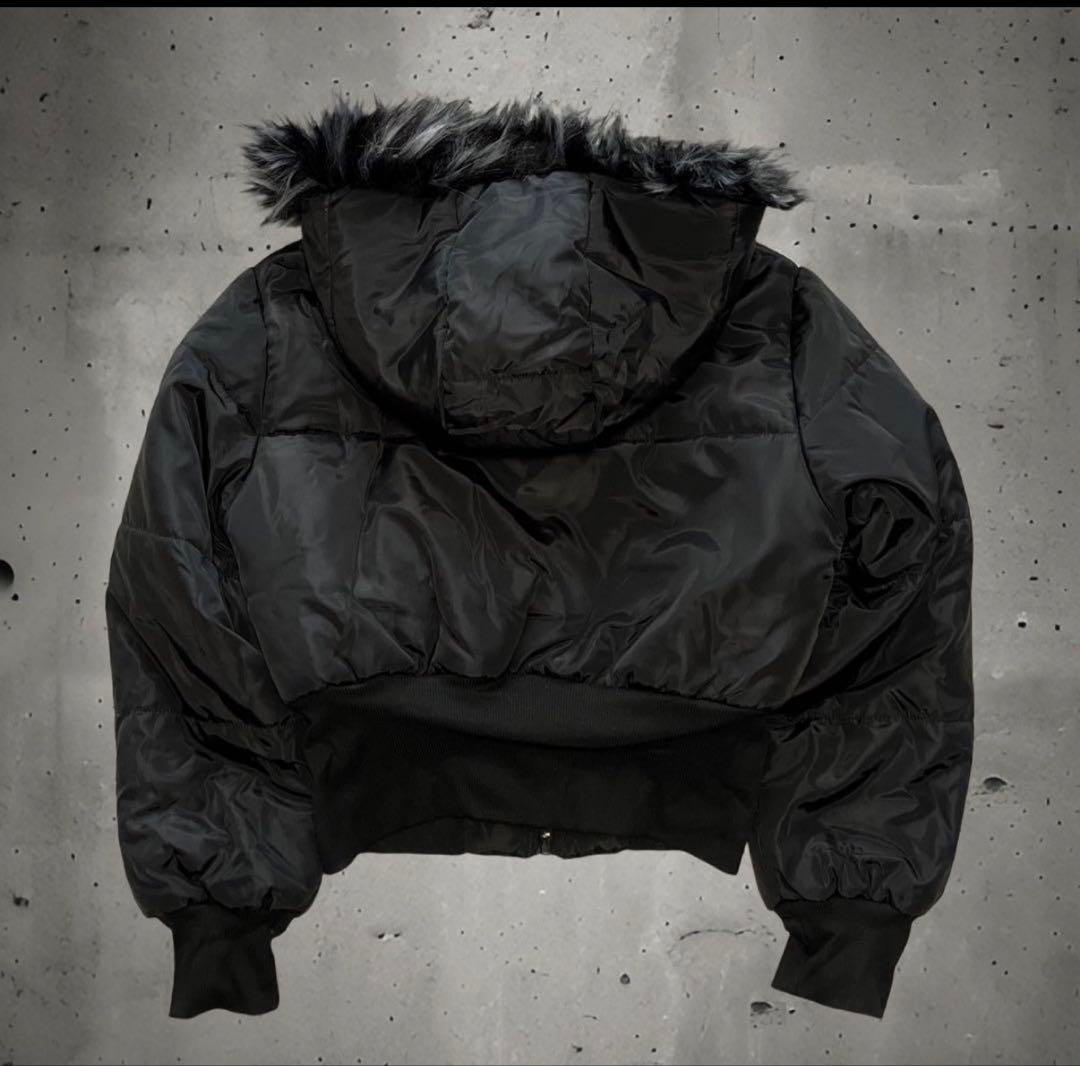 短丈archive furjacket N2B ma-1 y2k grunge