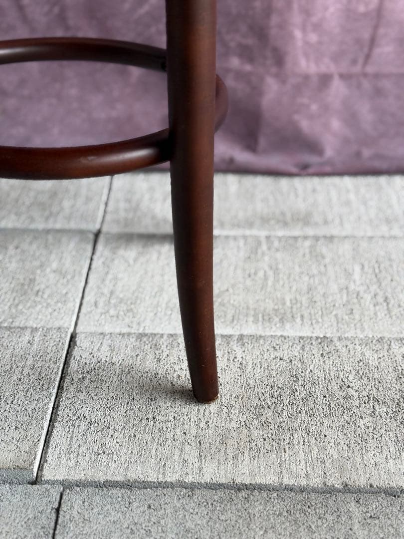 大塚家具 秋田木工 カウンターチェア 「209-C」 ブナ材 ウォールナット色