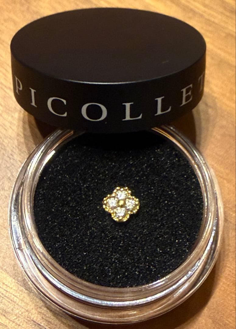 PICOLLET ピコレ＊K18/ダイヤモンド フラワー ボディピアス