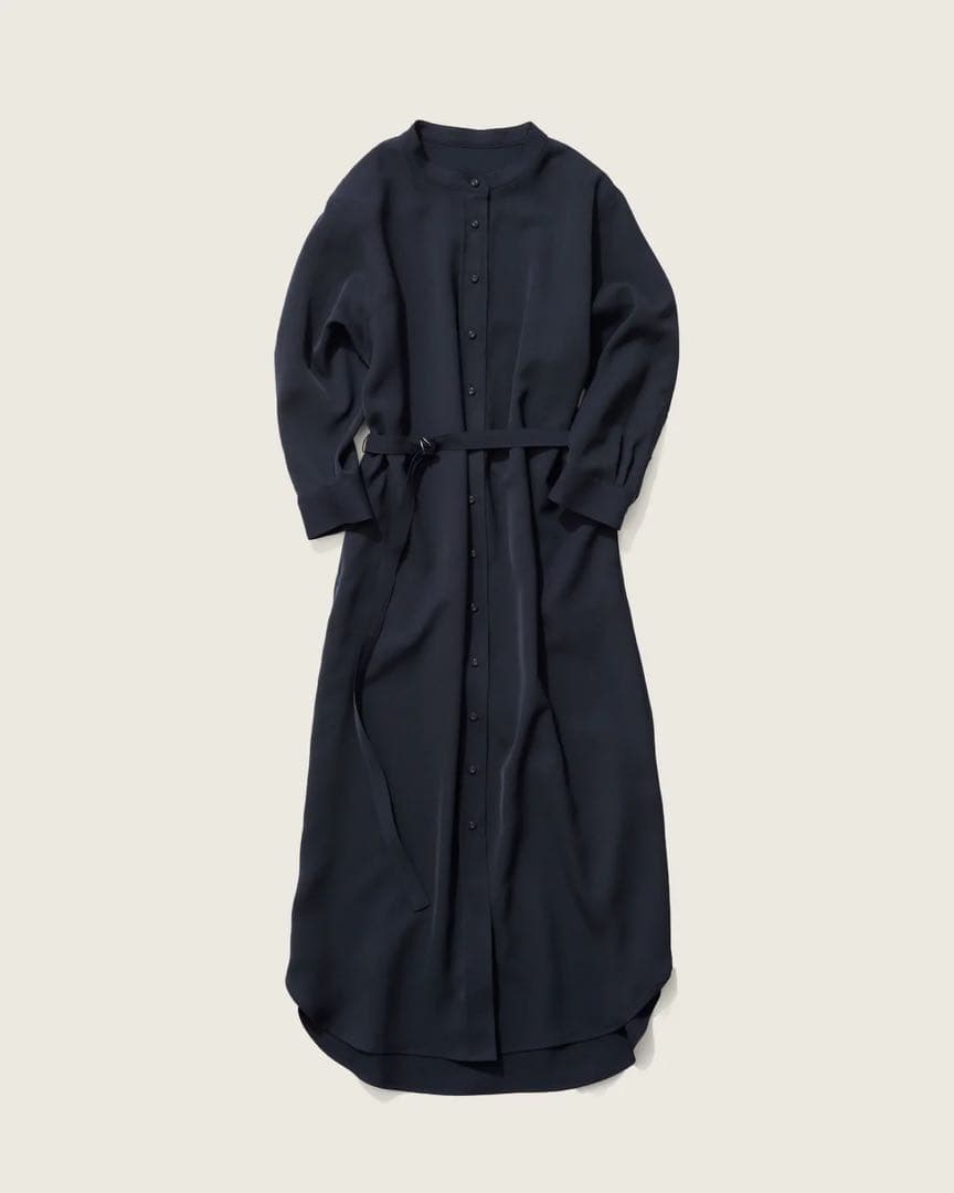 2月3日まで限定9500円【完売品】ソージュ　バントカラーシャツワンピース