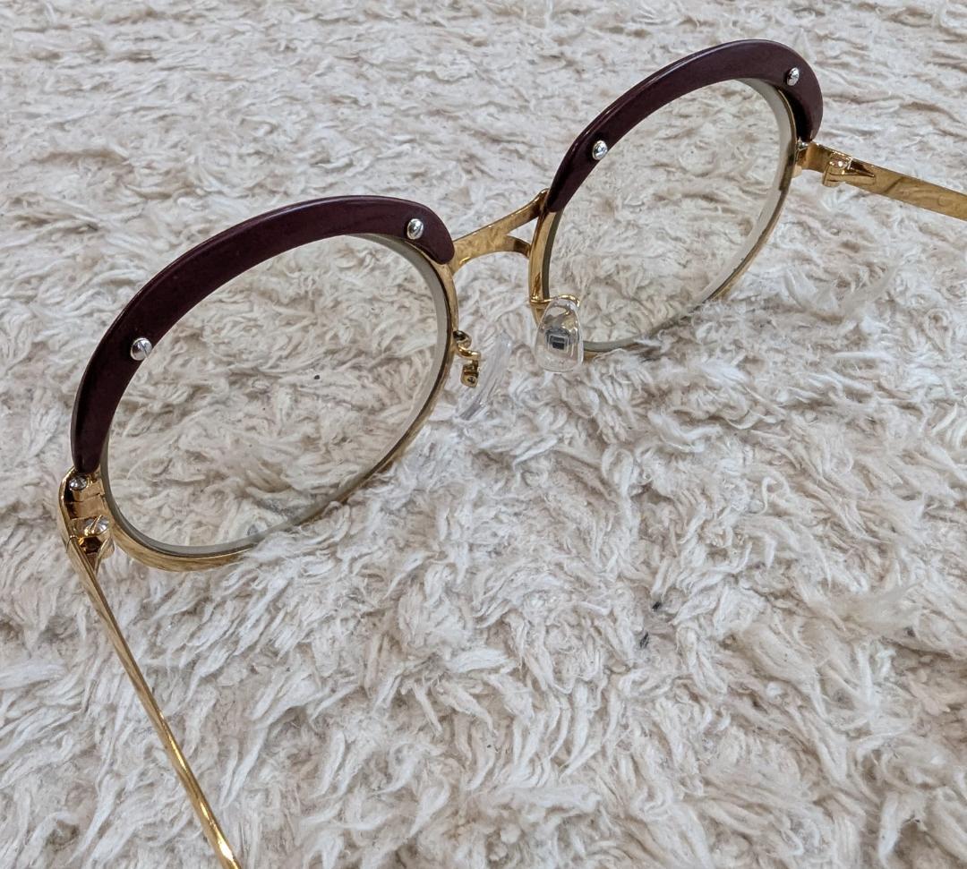 Dior クリスチャンディオール レトロ オールド 眼鏡 中古 老眼鏡 度入り