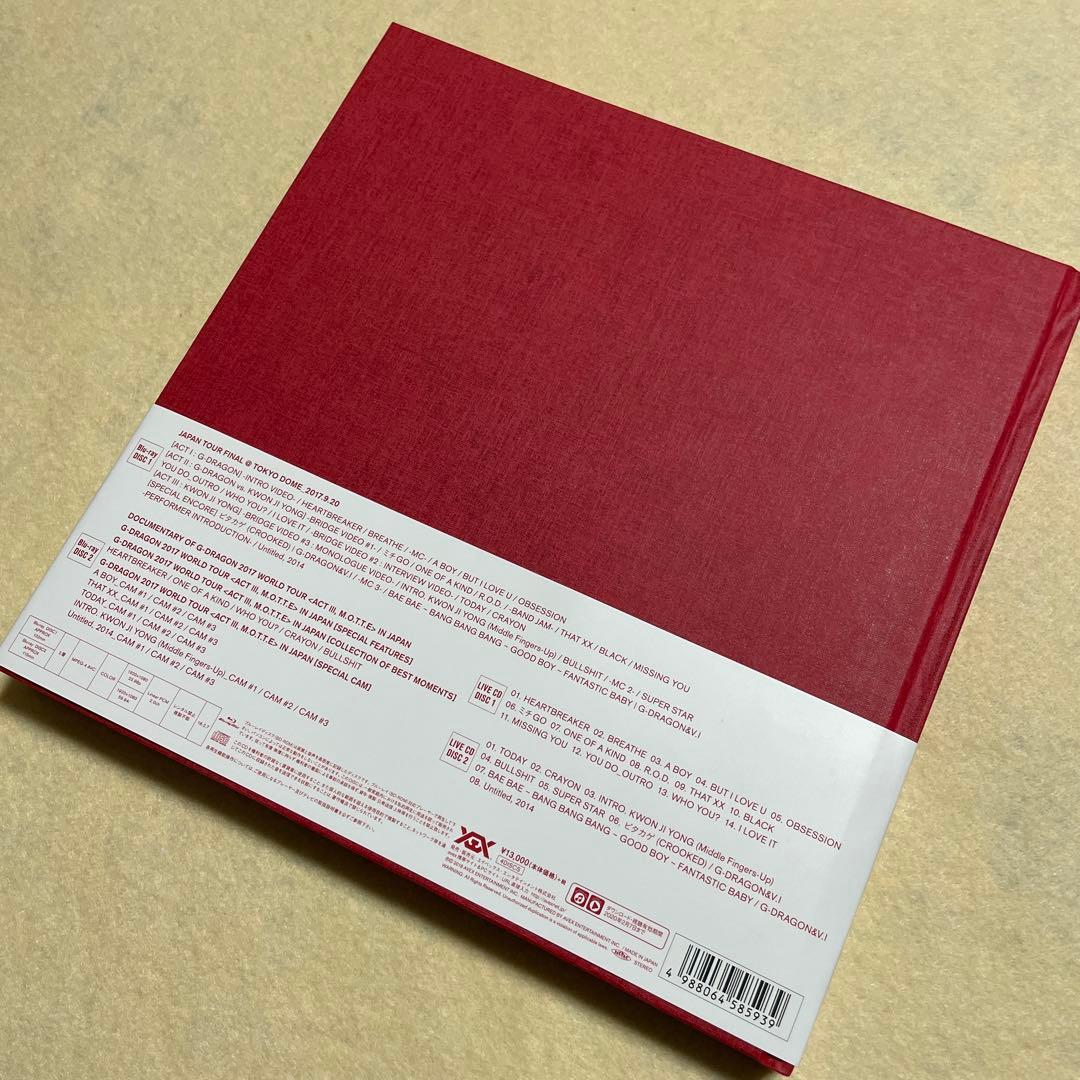 BIGBANG G-DRAGON ACTⅢ.M.O.T.T.E in JAPAN