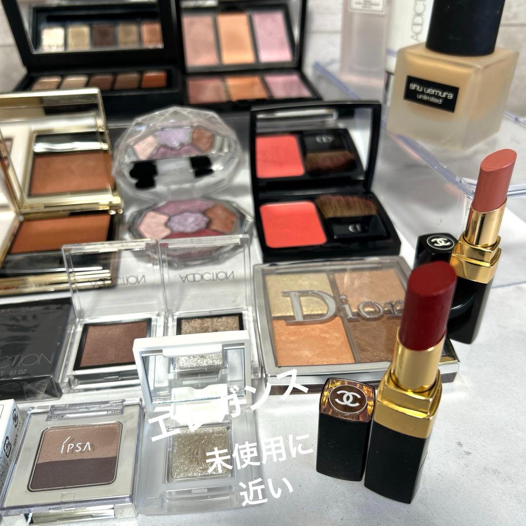 美品　コスメまとめ　デパコス　DIOR CHANEL 未使用品　残量多 化粧品