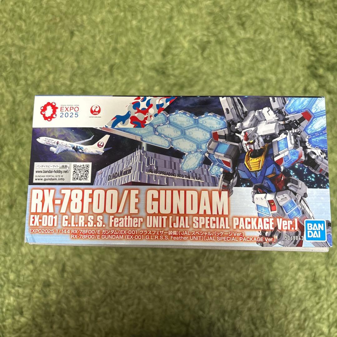 JAL特別仕様RX-78F00/E GUNDAM フライトタグ　ステッカー　３点