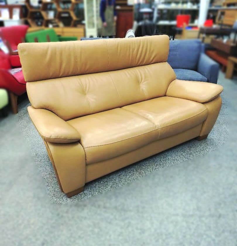 カリモク chitano チターノ ２人掛けソファ　ブラウン系