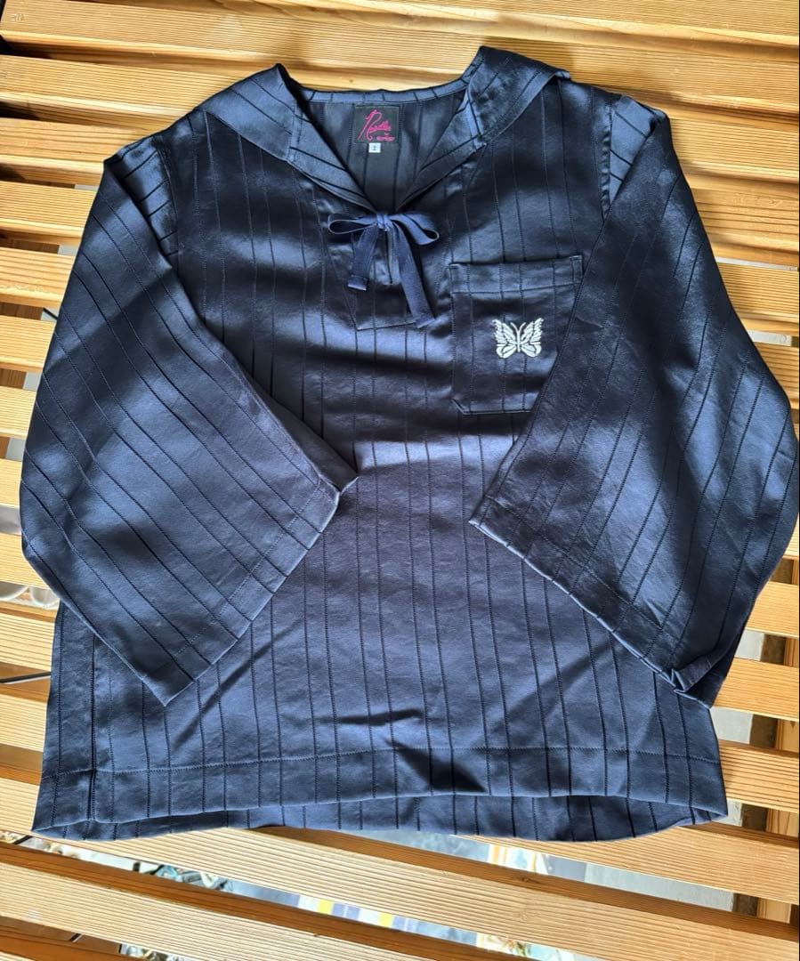 NEEDLES / 別注 Sailor Shirt FADE BLUE