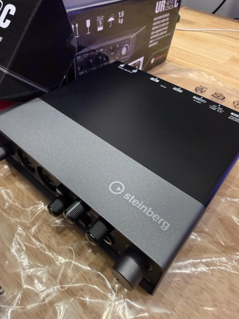 新品同様 steinberg UR22C USBオーディオインターフェイス