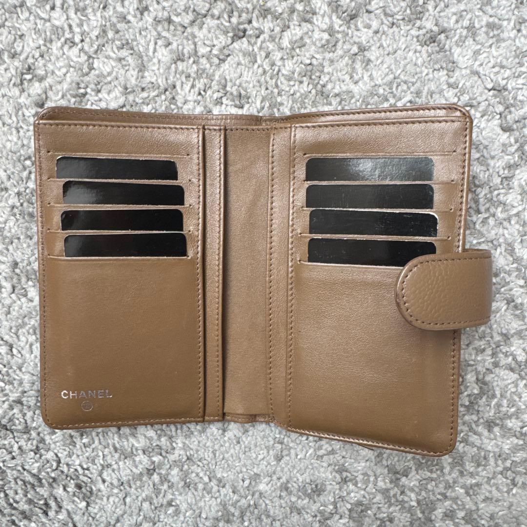 【訳あり】ファスナー壊れ　CHANEL シャネル　財布　キャビアスキン